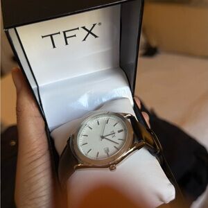 New Silver and Black Men's Watch